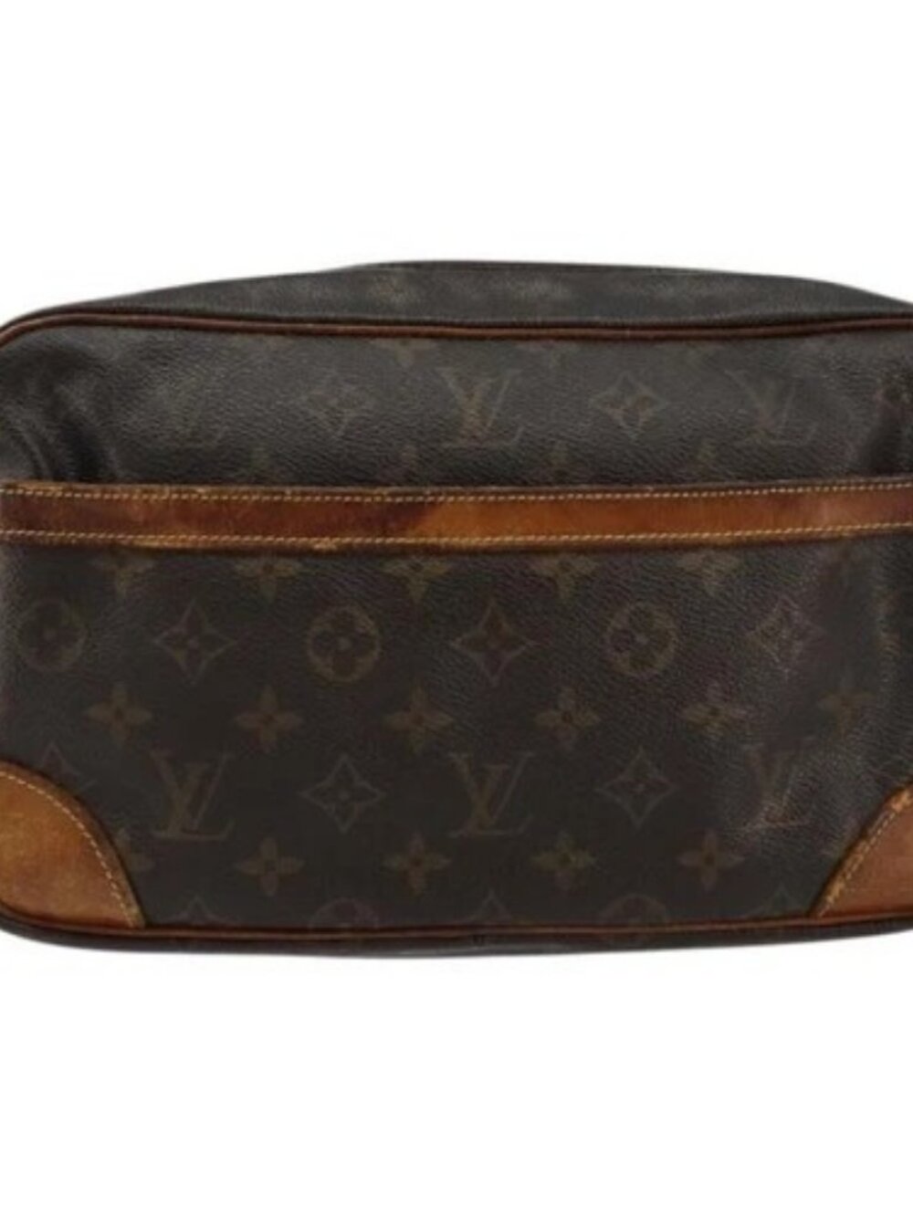 LOUIS VUITTON Monogram Compiegne 28 Clutch Bag M51845 LV Auth BA12322 - Picture 12 of 16